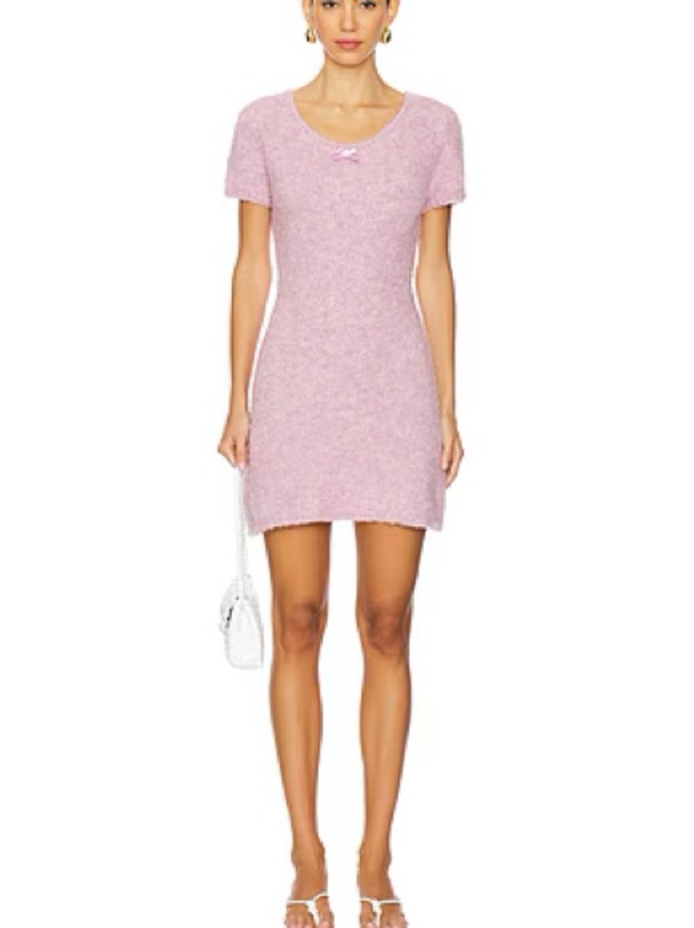 For Love & Lemons Eisley Mini Dress in Purple